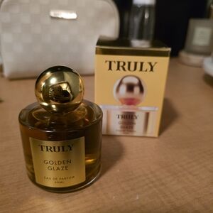 TRULY Golden Glaze Perfume in Metallic Gold Bottle